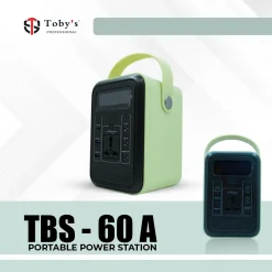Toby's TBS-60A 60000mAh Portable Power Station With Inverter 220WH Capacity Maximum Output 300W (Green)