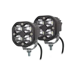 TBS S40 White Waterproof Driving Off-Road Work Lights  LED White Driving Fog Lights 2 Pieces Of 3 Inch 40W For Off-Road 4X4 Jeep