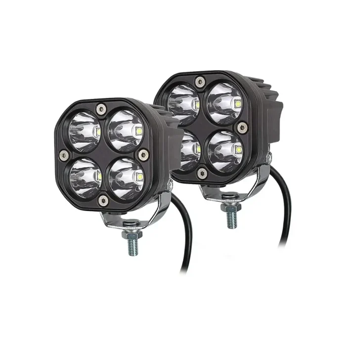 TBS S40 White Waterproof Driving Off-Road Work Lights  LED White Driving Fog Lights 2 Pieces Of 3 Inch 40W For Off-Road 4X4 Jeep