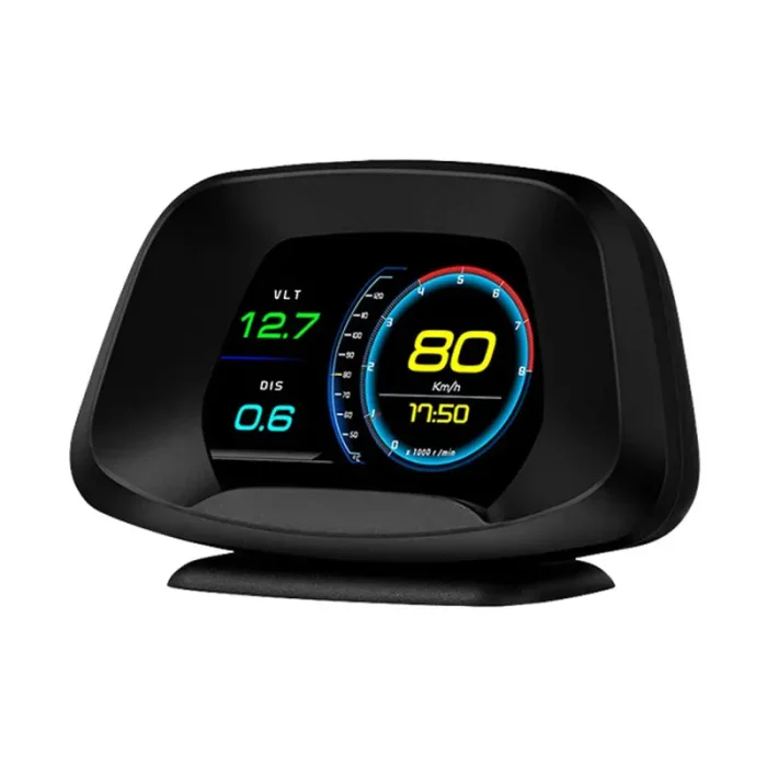 P19 Car HUD Head Up Display OBD2 GPS Additional Meter, Multi-Functional, Car Voltmeter, Water Thermometer, RPM, Boost Meter, OBDII