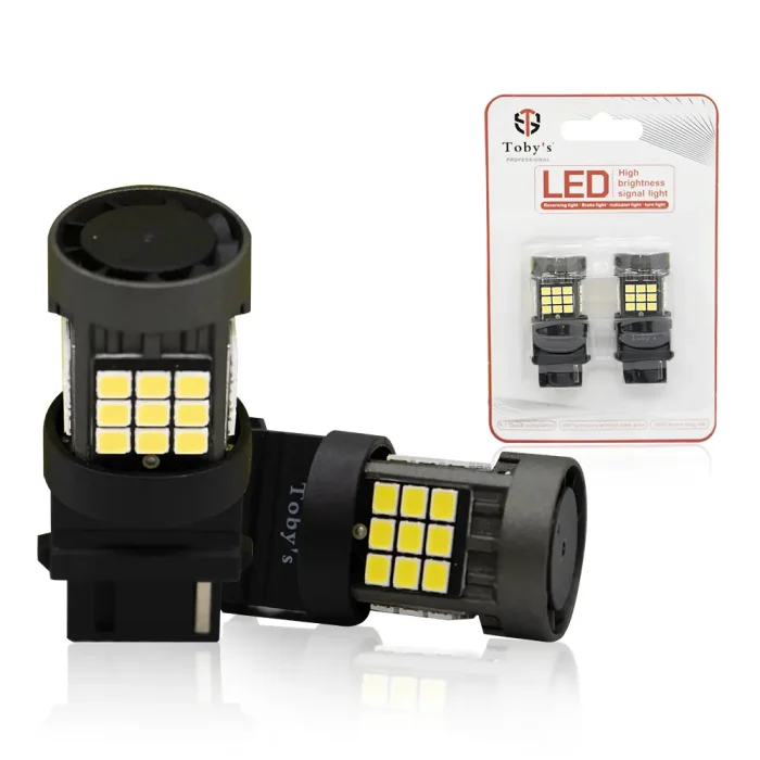 Tobys Super Bright Power T20 3156 36SMD LED Bulbs with 2835 Chip replacement for Back Up Reverse Brake Lights (White)