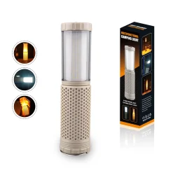 Tobys CPL-T33 Multifunctional Camping Light Rechargeable Lantern with Warm and White LED Compact Outdoor Flashlight for Hiking Emergency Use Tent Light USB Charging