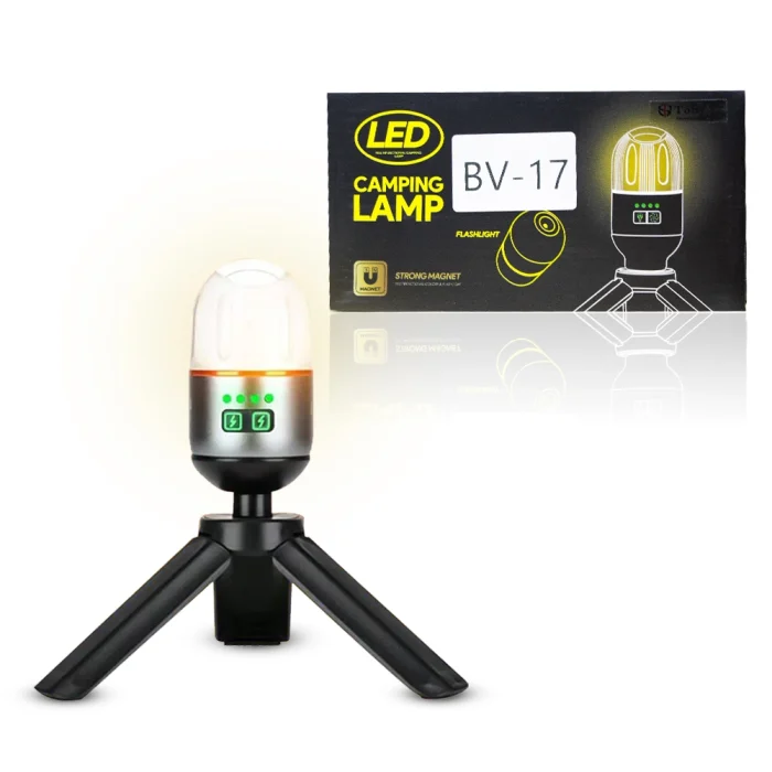 Toby's Portable Camping Tent Lamp Flashlight 400mAh 9 Light Modes for Outdoor Hiking
