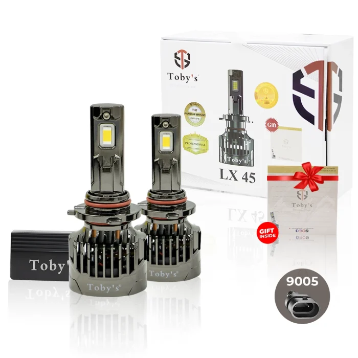 Tobys LX 45 2 Pieces Car LED Headlight Original 45W/piece Power 4500/piece Lumens With Color Temperature 6500K