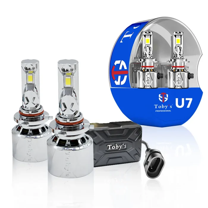 Toby's U7 LED Headlight 60W/piece 120W/pair Power Head bulbs with color Temperature 6500K For High beam, low beam