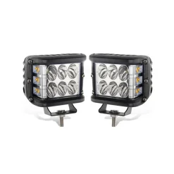 60W Side Shooter Amber White Work Light