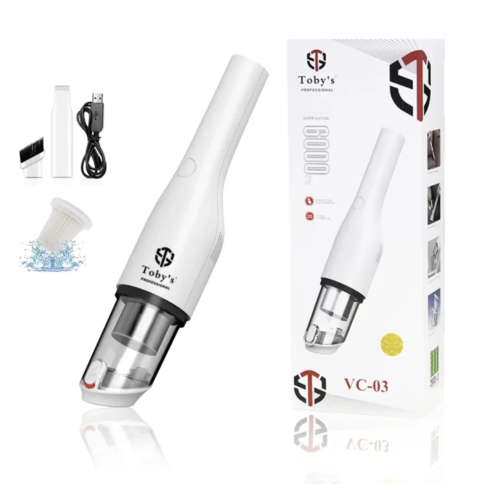 Tobys Wireless VC-03 Large Suction Portable Home Car Dual-Purpose Handheld High Power Desktop Cleaning Vacuum Cleaner