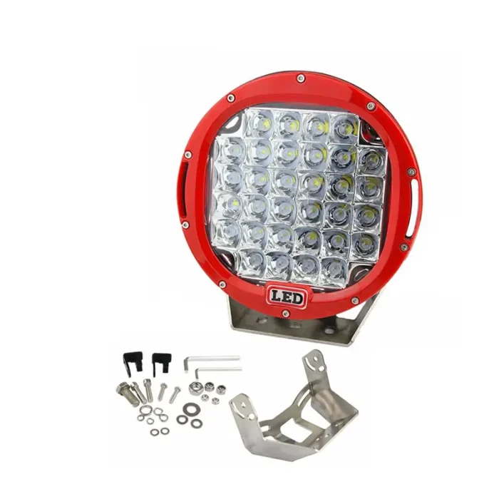 9 Inch 96W LED Work Light Bar Headlamp Spot Flood Light