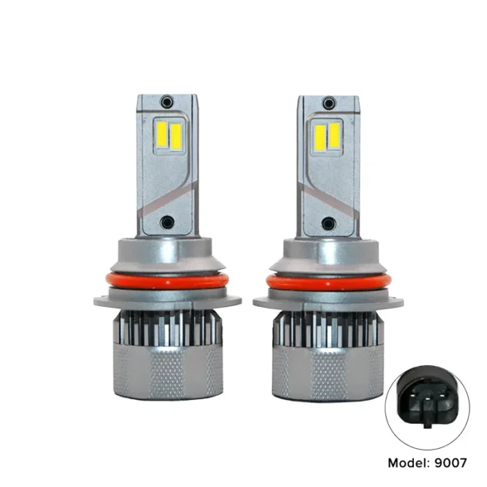 Canbus Ultra White Vision 9007 Car LED Headlight 60W/Bulb Power, 6000Lm Luminous Flux with IP67 Waterproof Resistance