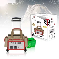 Toby's BTY 100 Highly Durable Battery 80000mAh Power Station, Rechargeable Battery With 500W Power Inverter