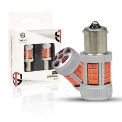 Tobys Super Bright Low Power 1156 40SMD LED Bulbs with 3030 Chip replacement for Back Up Reverse Brake Lights (Red)