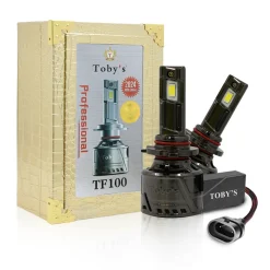 Tobys TF100 9005 2 Pieces Car LED Headlight Original 100W/piece Power 10000/piece Lumens With Color Temperature 6500K