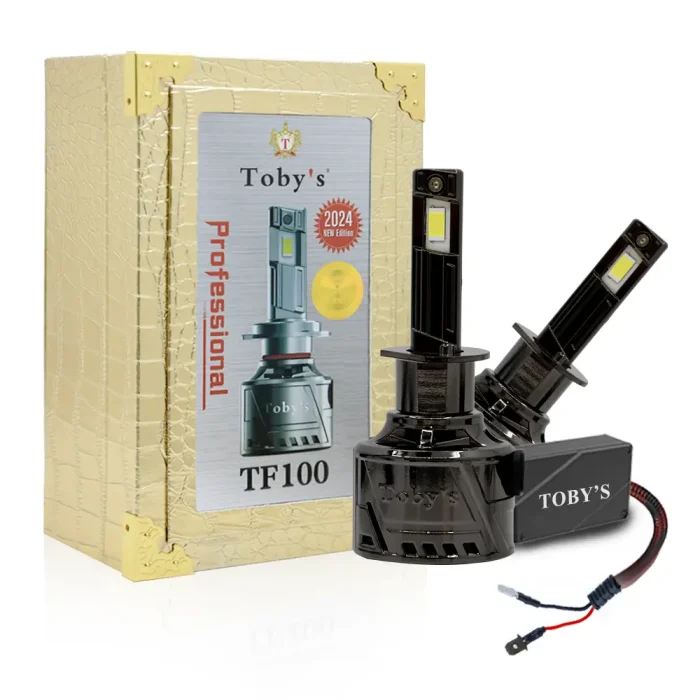 Tobys TF100 2 Pieces Car LED Headlight Original 100W/piece Power 10000/piece Lumens With Color Temperature 6500K