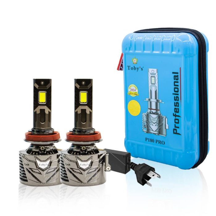 Tobys P180 PRO 2 Pieces Car LED Headlight Original 180W/piece Power 18000/piece Lumens With Color Temperature 6500K