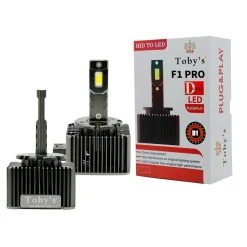 Toby's New Launched F1 Pro HID to LED Headlight Bulb With 70Watts/Pair and 7000lm