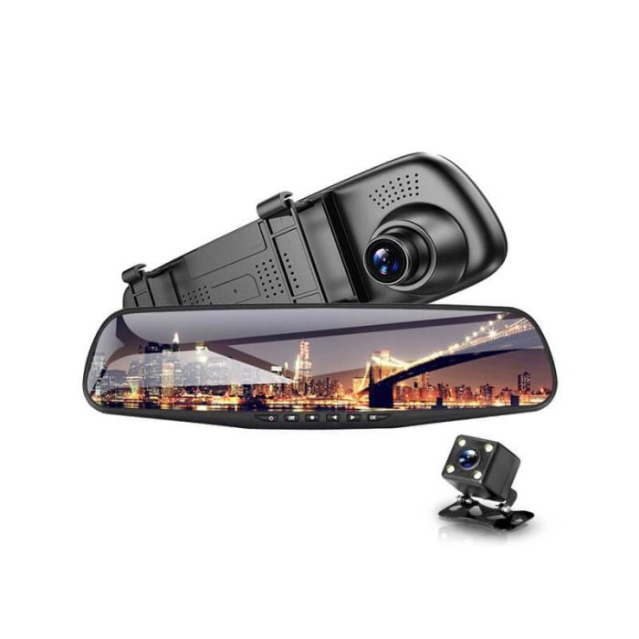 4.3 inch DVR Mirror HD Result