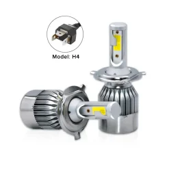 H4 Car LED Headlight 18W/Bulb Xtreme Brighter Whiter