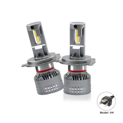 55W/Bulb Power Canbus Premium Light H4 Car LED Headlight, 5500Lm Luminous Flux with IP67 Waterproof Resistance