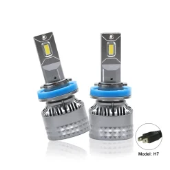 55W/Bulb Canbus Premium Light H7 Car LED Headlight, 5500Lm Luminous Flux with IP67 Waterproof Rating