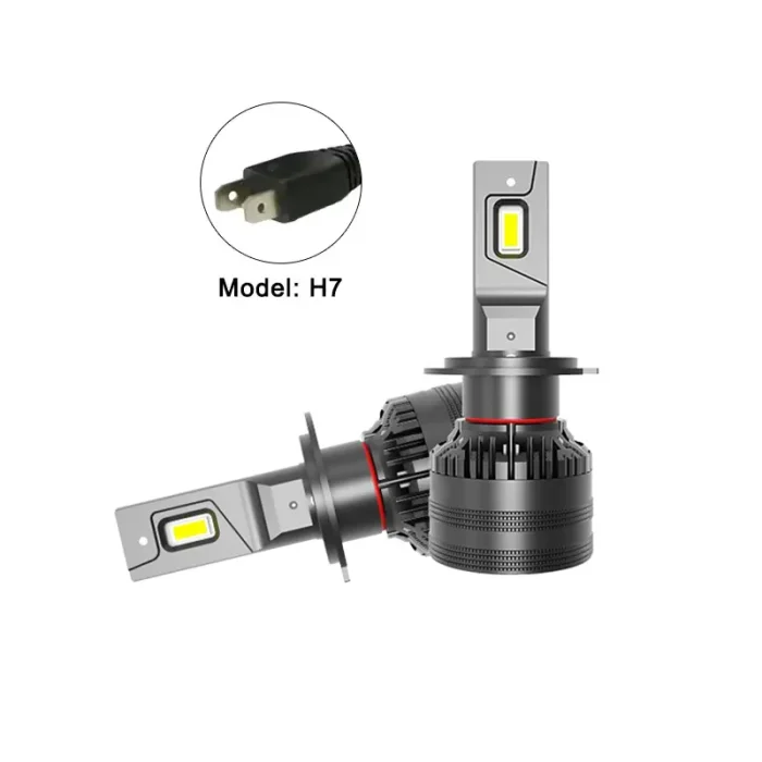 55W/Bulb Canbus Pro Vision H7 Car LED Headlight, 5500Lm/Bulb Luminous Flux, 360-Degree Lighting Angle with IP67 Waterproof Resistance