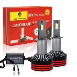 TBS DESIGN M8Pro H3 2 Pieces Car LED Headlight Original 110W/Pair Power Pure White 6000K Color Temperature
