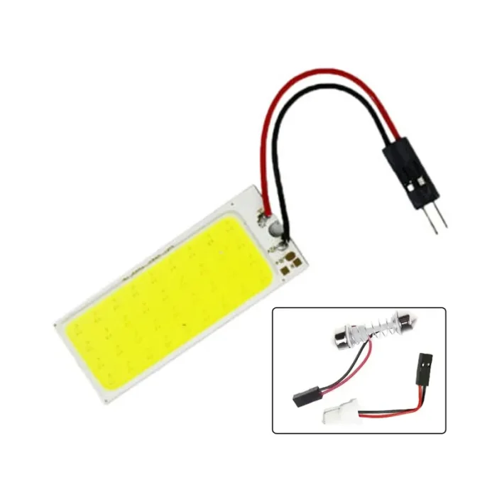 High-Intensity Fast Active Roof Light COB 36smd Car Interior Dome Light Powerful Brightest COB Light, Low Power Consumption and Shockproof