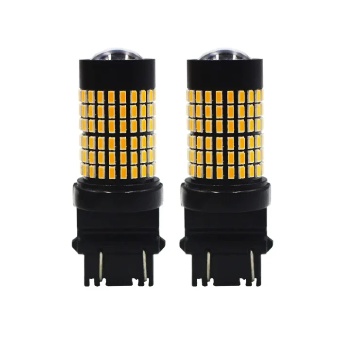 T20 Canbus 7743 144SMD Error Free And No Hyper Flash Car Turn Signal Brake Light