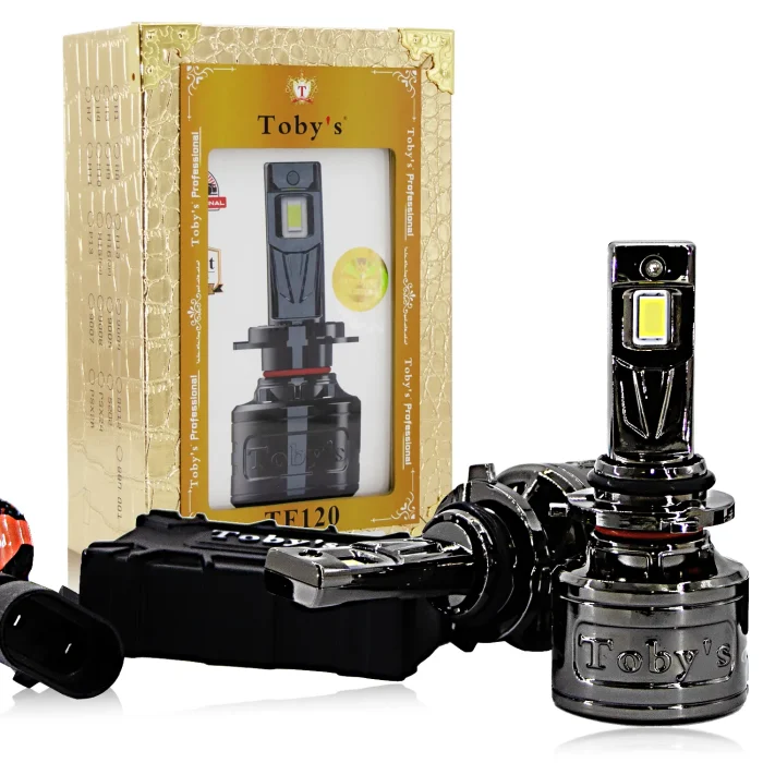 Tobys TF120 9006 2 Pieces Car LED Headlight Original 120W/piece Power 12000/piece Lumens With Color Temperature 6500K
