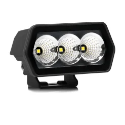 Toby's New 12V Auto Work Light Led Waterproof,4.5in 15W 3LED 5700K White Work Light IP68 Ultra Slim Lamp Bar Stripe for Offroad Ships
