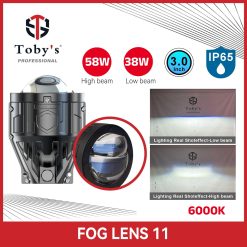 Toby's High Power Fog Lens 11 – 3.0 Inch Bi-LED Projector Headlight with Waterproof IP65 Design
