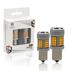 Tobys Super Bright Low Power 1156 40SMD LED Bulbs with 3030 Chip replacement for Back Up Reverse Brake Lights (Yellow)