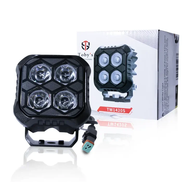 Toby's New Launched 3" 20W LED Work Light Mini Auxiliary Headlight Driving Lamp Diffuser Effects Truck Motorcycle