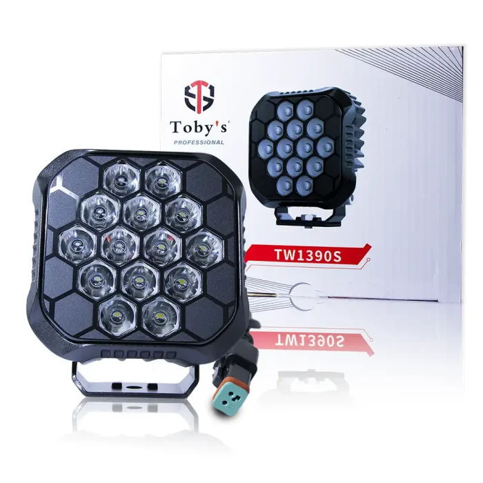 Toby's New Launched 4.5" 90W LED Work Light Mini Auxiliary Headlight Driving Lamp Diffuser Effects Truck Motorcycle