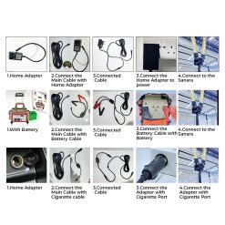 Camping Light VIP 11 MAX, Vip 11 Pro Sanara Cable Charger