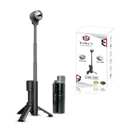 Toby’s CPL-T28 Rechargeable Camping Light with Tripod Stand Portable LED Camping Lantern with 4500mAh Battery, 180° Rotatable Head, SOS Mode & Adjustable Brightness