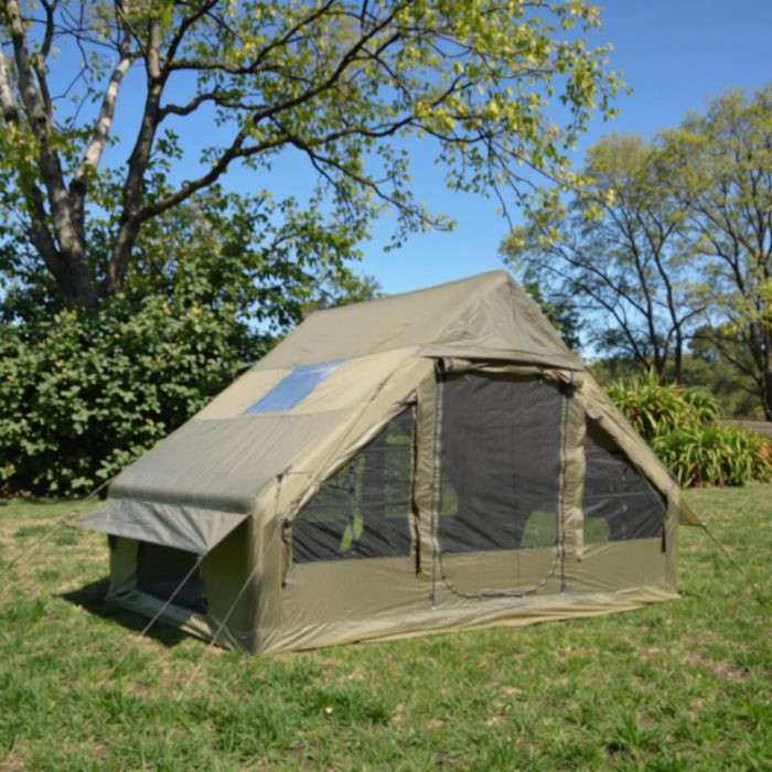 Toby’s Inflatable Outdoor Tent 6.3m² Air Tent 200cm Height Ventilated Windows Family Camping Tent